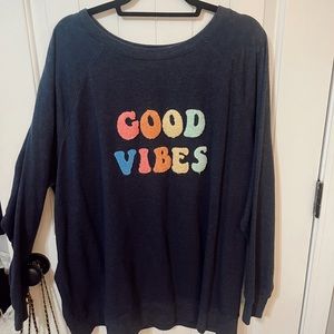 Wild Fox Good Vibes Swetshirt